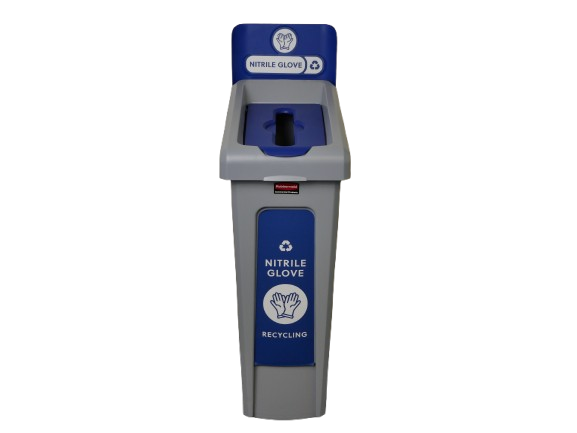 Rubbermaid SLIM JIM® Recycling Station Full Kit - Nitrile Gloves