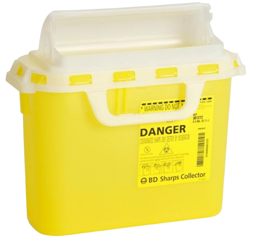 Sharps Container, Next Generation, Single Use, 5.1L