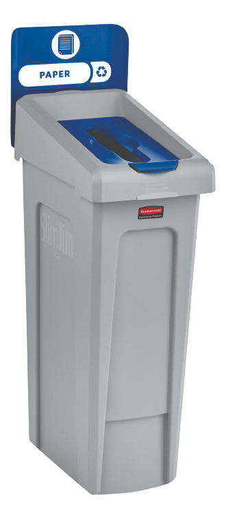 Rubbermaid SLIM JIM® Recycling Station Full Kit - Nitrile Gloves