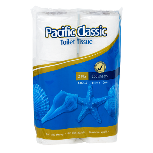 Pacific Classic Toilet Roll 2-Ply 200 Sheets