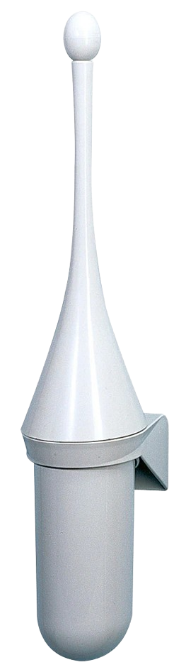 Toilet Brush - Wall Mounted, White