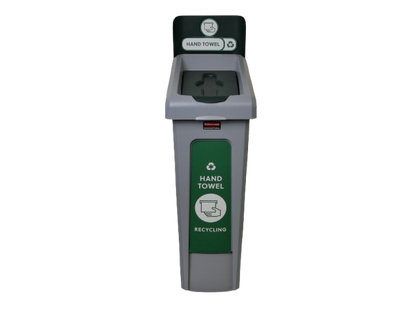 Rubbermaid SLIM JIM® Recycling Station Full Kit - Hand Towels