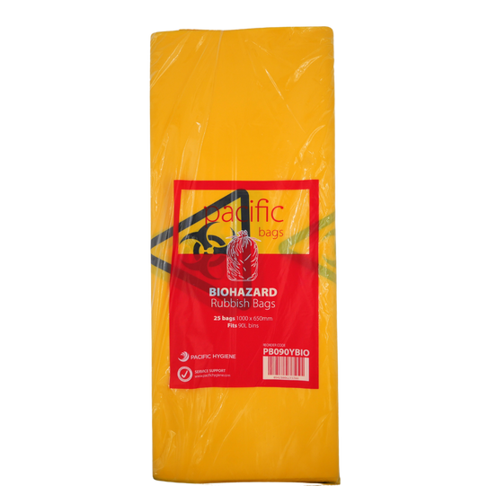 Pacific Biohazard Yellow Bag